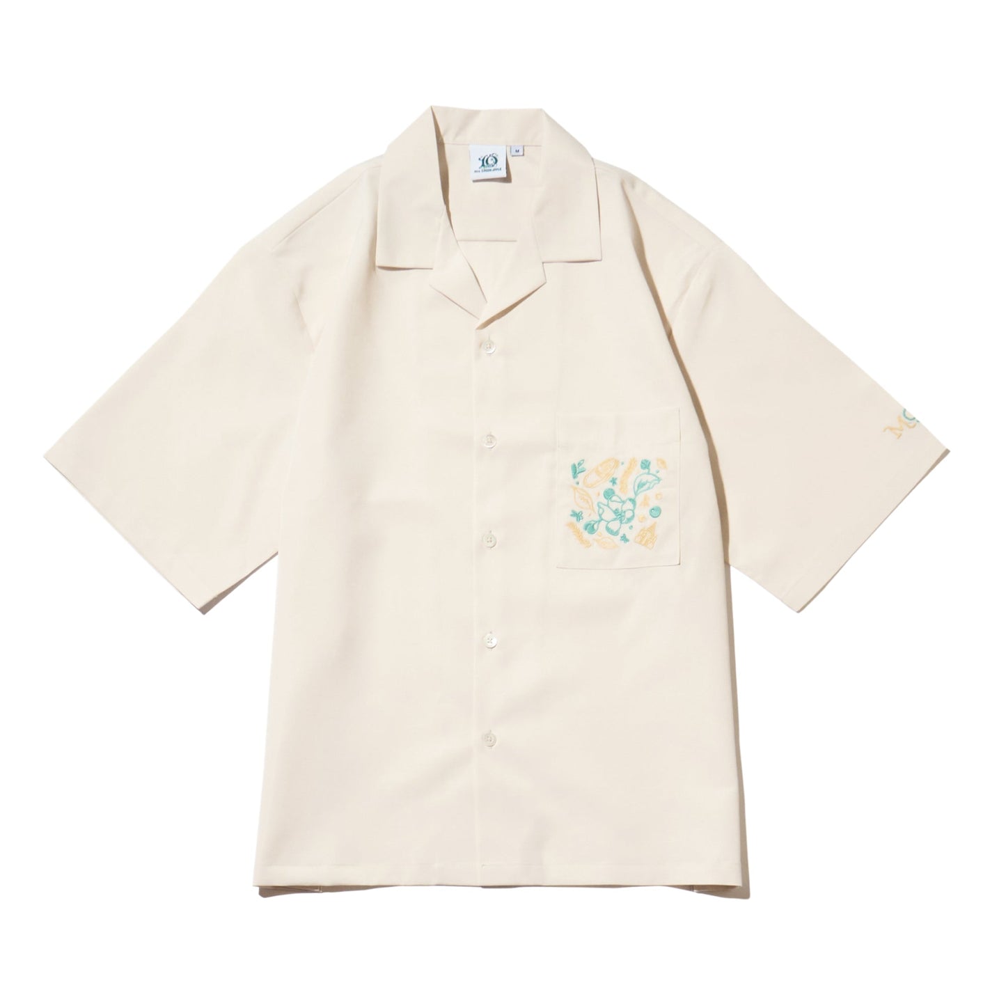 LANDMARK IN HARAJUKU Open-Collar Shirt / Off-White