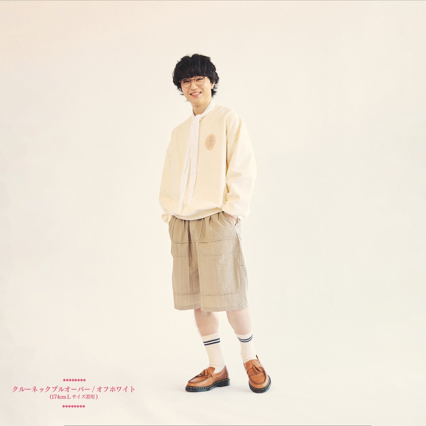 LANDMARK IN HARAJUKU Crewneck Pullover / Off-White