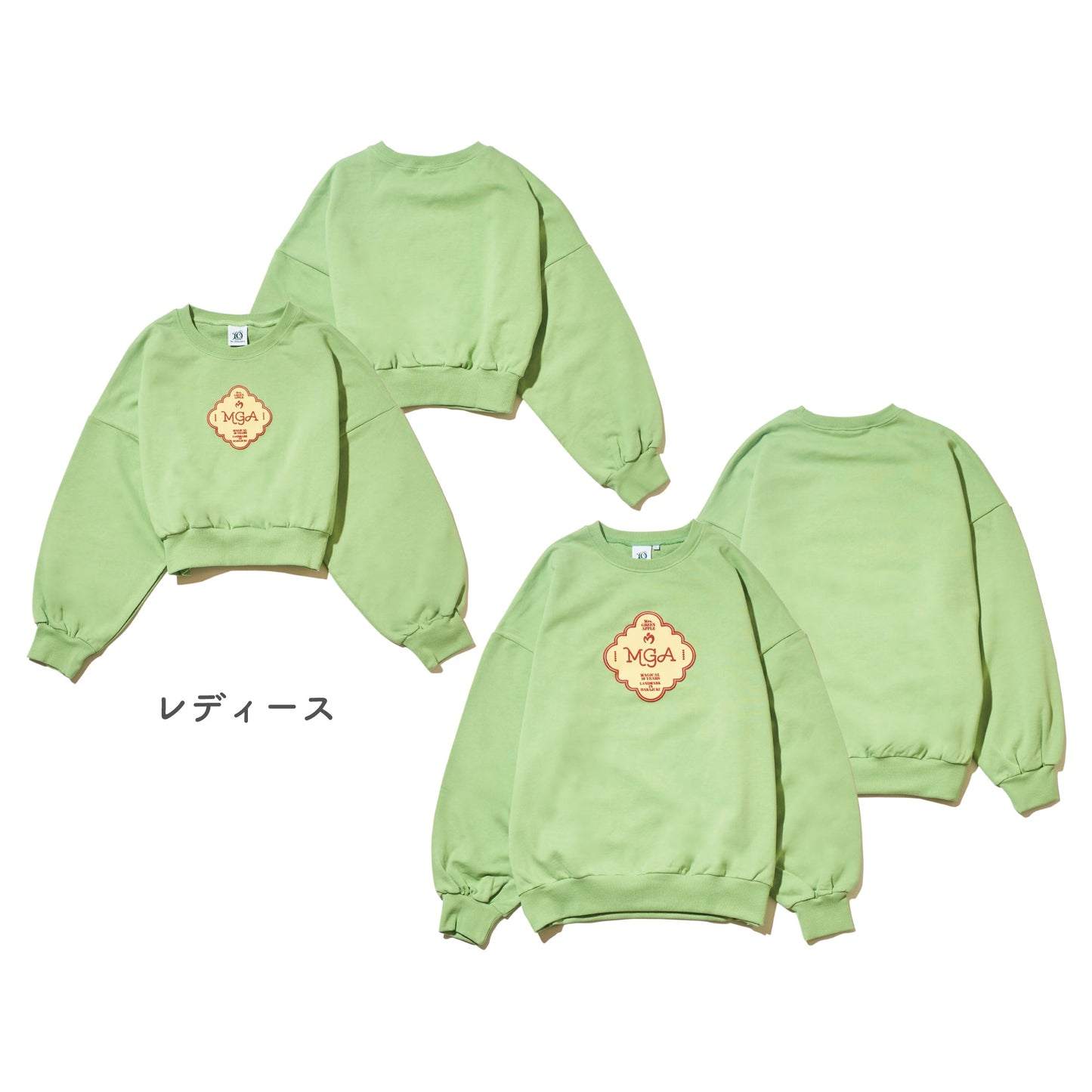 LANDMARK IN HARAJUKU クルーネックプルオーバー / グリーン