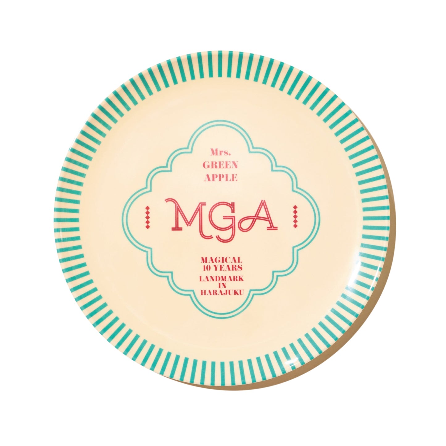 LANDMARK IN HARAJUKU Melamine Plate / Large / Blue-Green