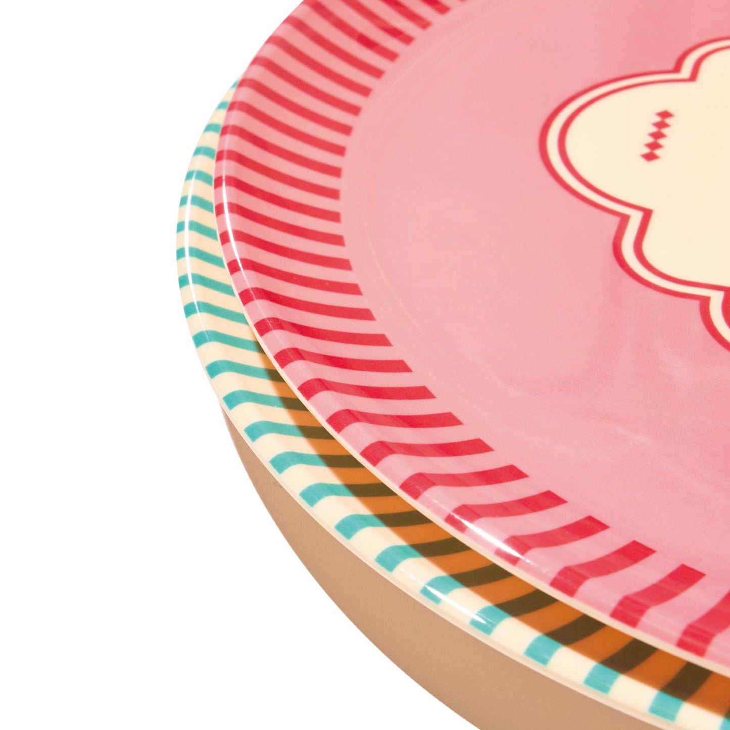 LANDMARK IN HARAJUKU Melamine Plate / Large / Blue-Green