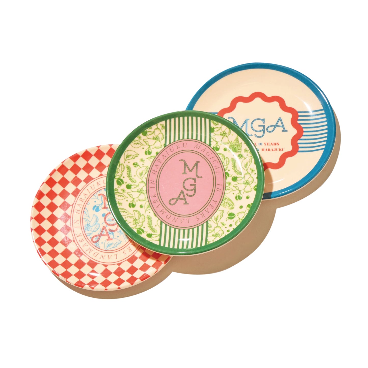 LANDMARK IN HARAJUKU Melamine Plate / Small / Red