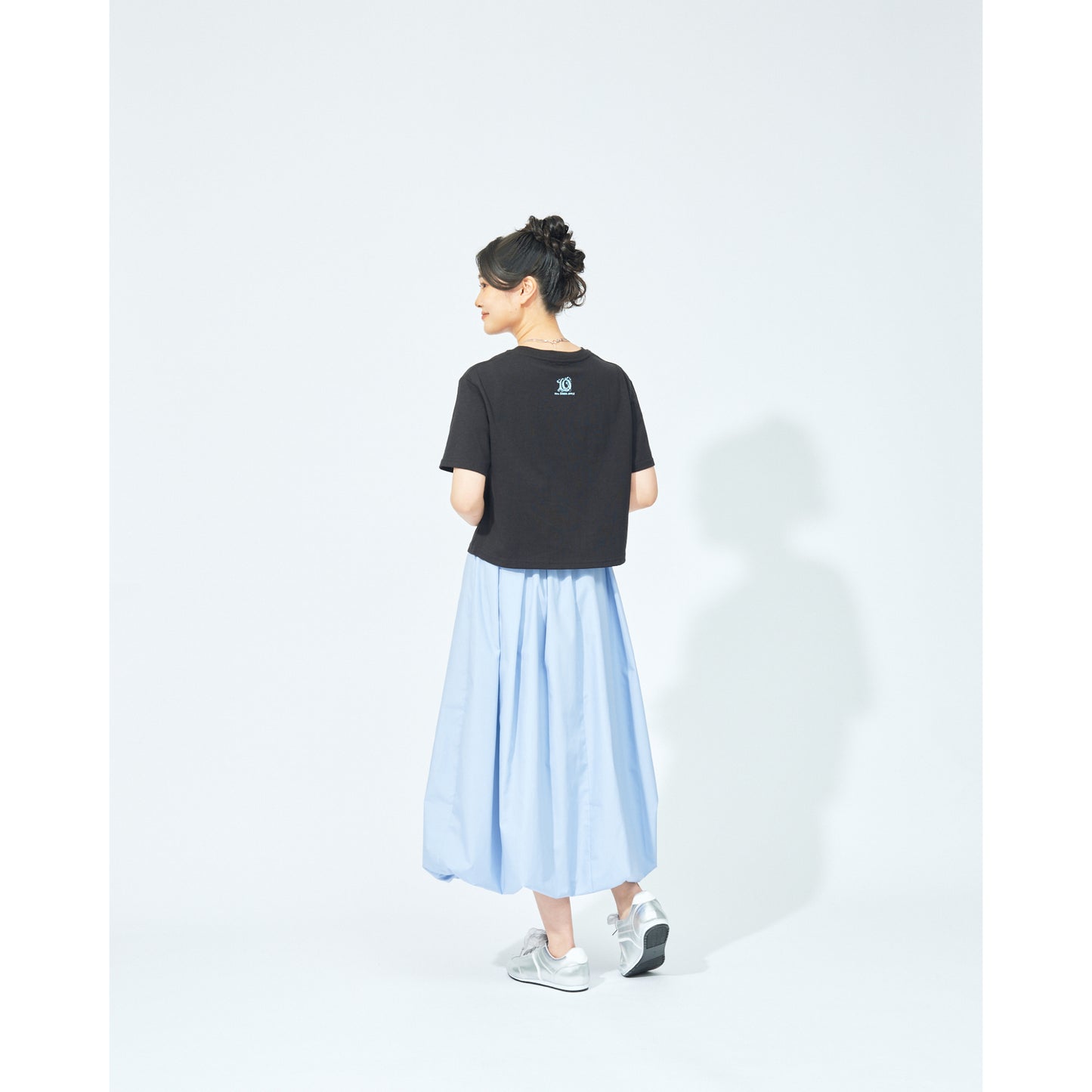 FJORD グリッターロゴTシャツ / ブラック