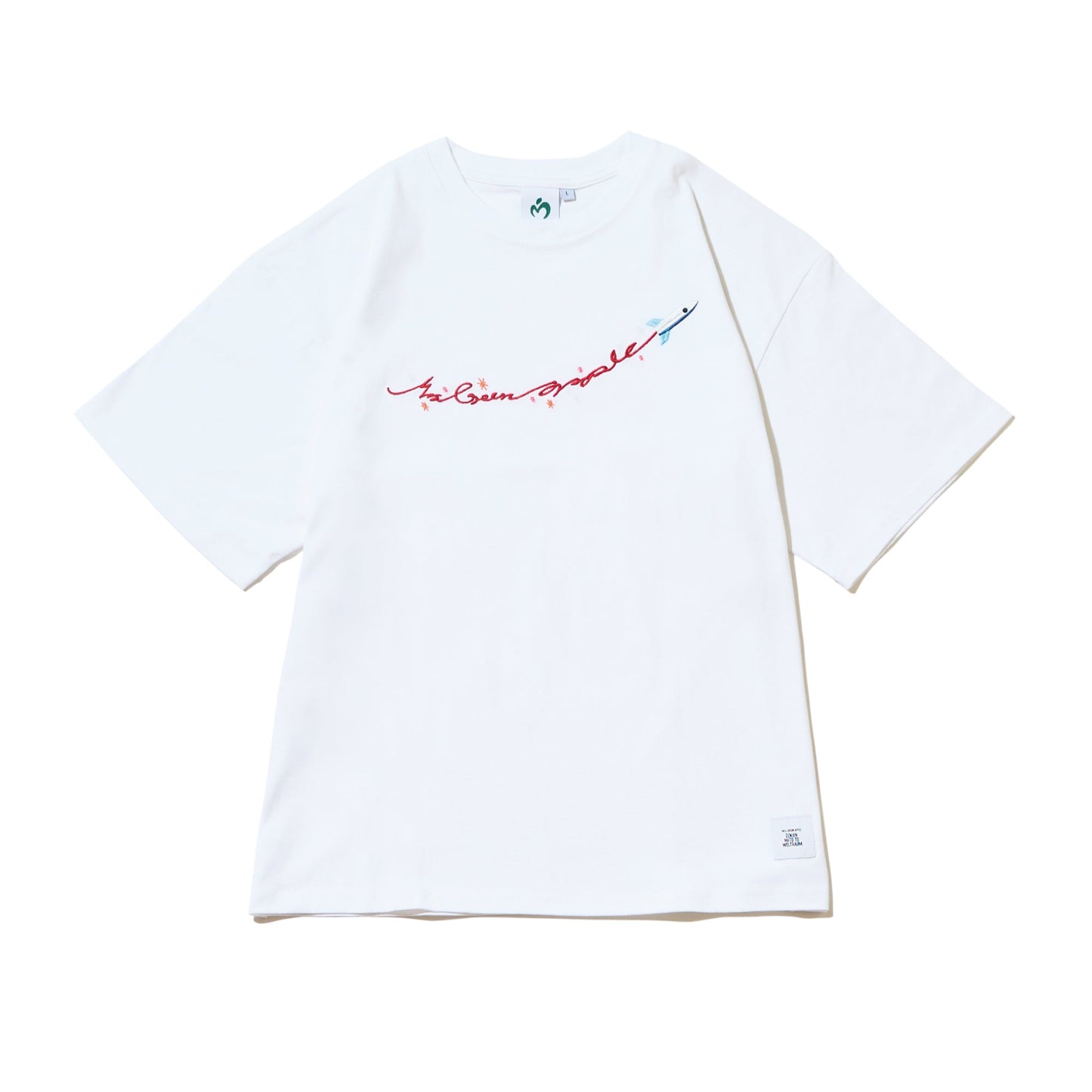 MGA Rocket Embroidery T-shirt / White