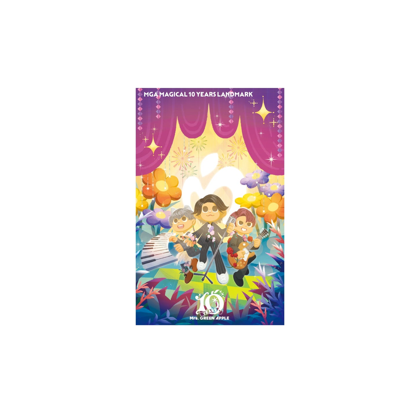 MAGICAL 10 YEARS LANDMARK ステッカーセット