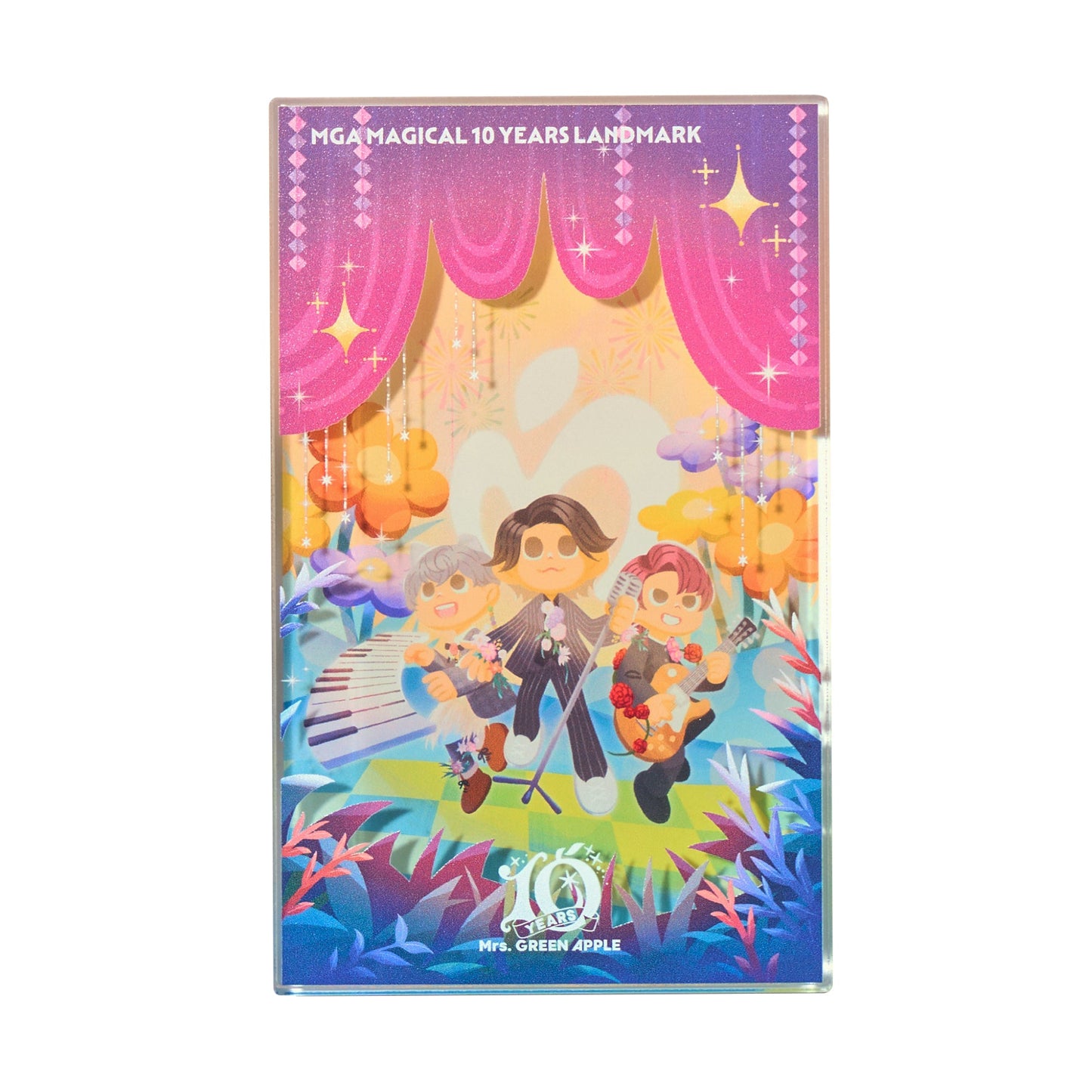 MAGICAL 10 YEARS LANDMARK Acrylic Block