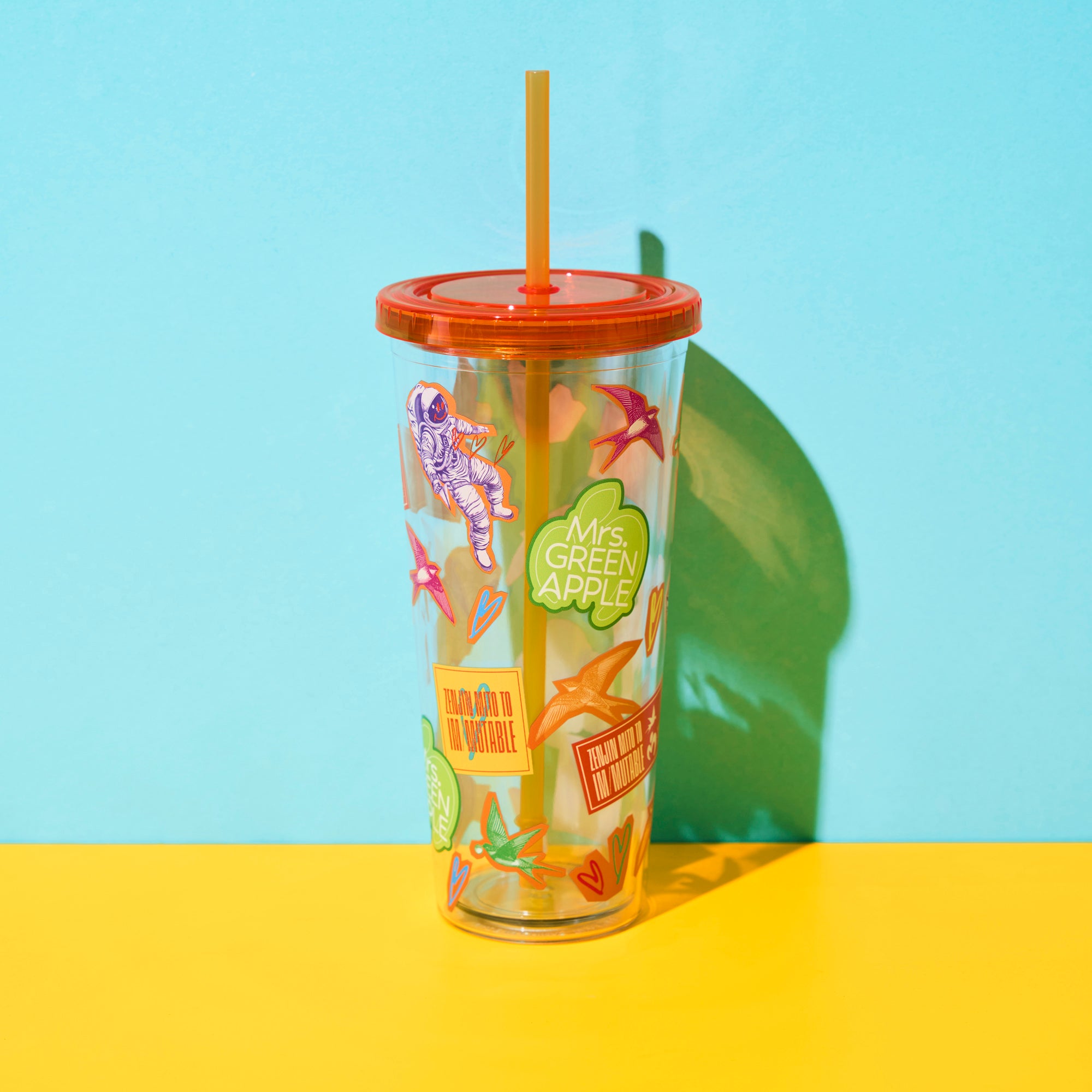 Mrs. GREEN APPLE IM/MUTABLE ボトル 670ml IM/MUTABLE クリアタンブラー / オレンジ – Mrs. GREEN APPLE OFFICIAL