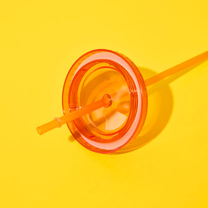  IM/MUTABLE Clear Tumbler / Orange