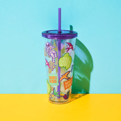  IM/MUTABLE Clear Tumbler / Purple