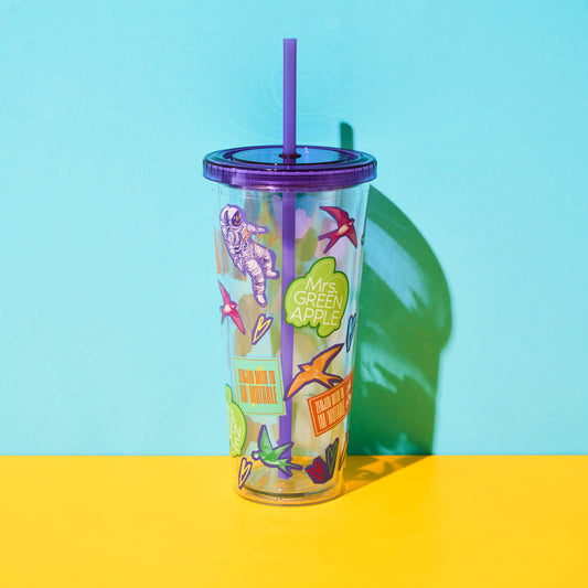  IM/MUTABLE Clear Tumbler / Purple
