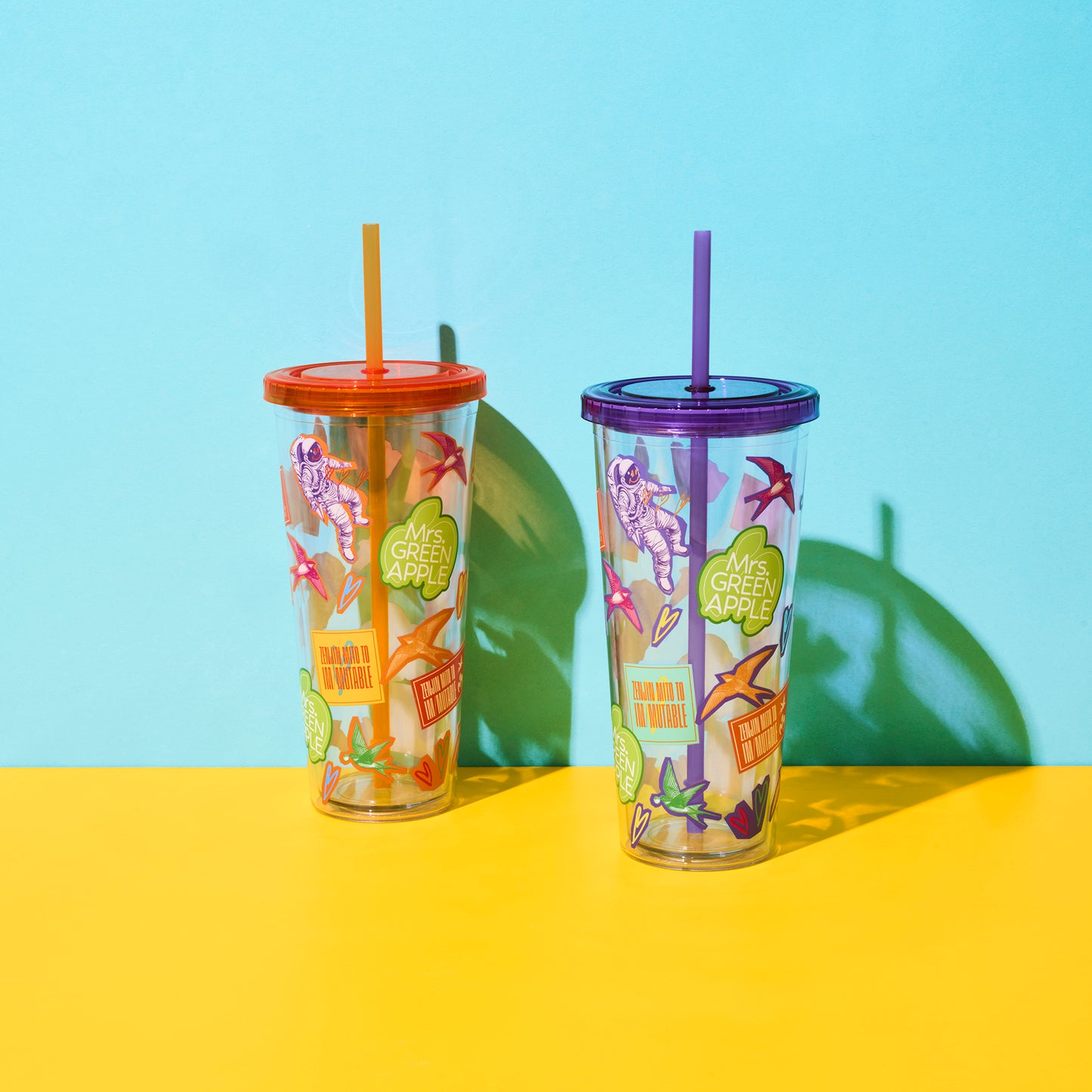  IM/MUTABLE Clear Tumbler / Purple