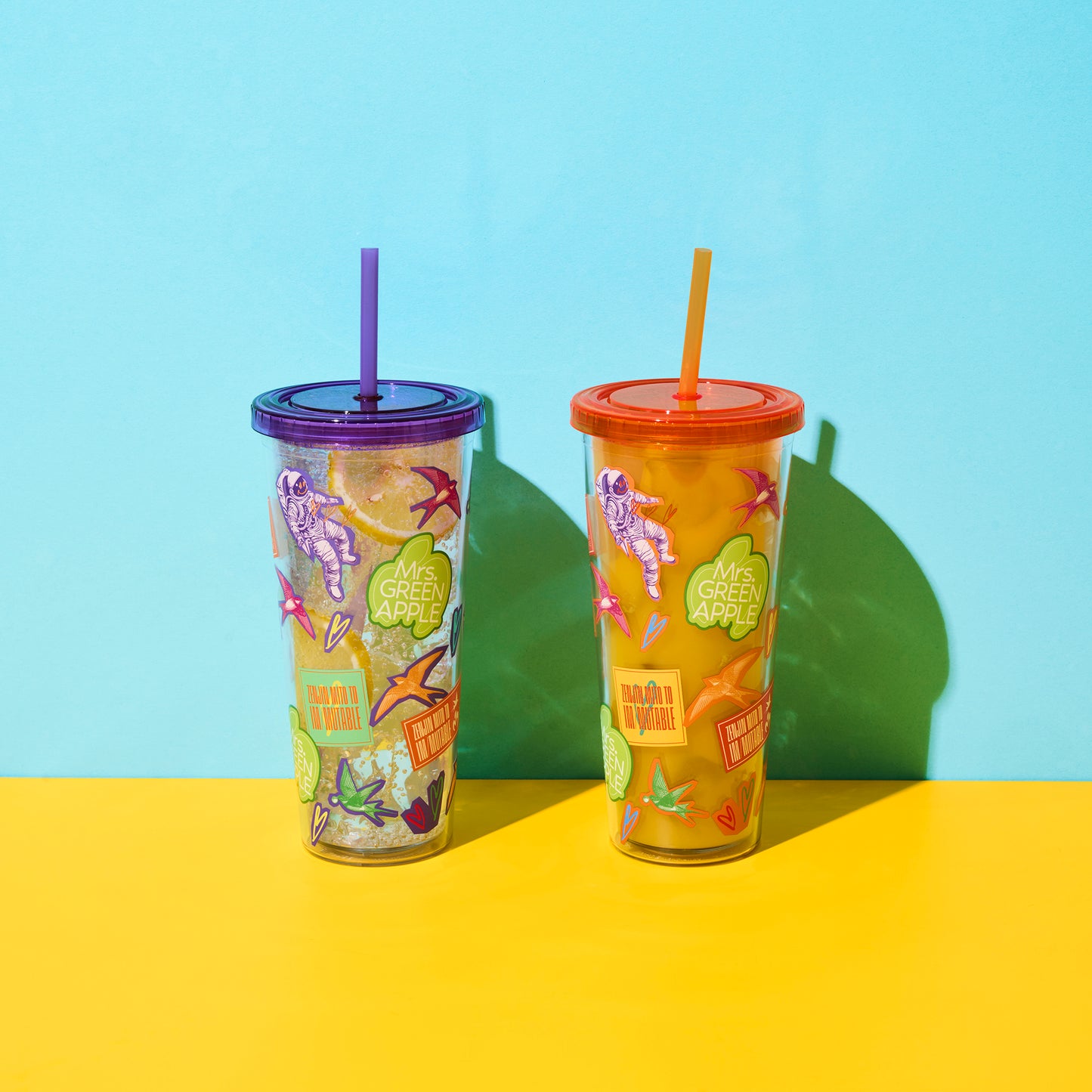  IM/MUTABLE Clear Tumbler / Purple