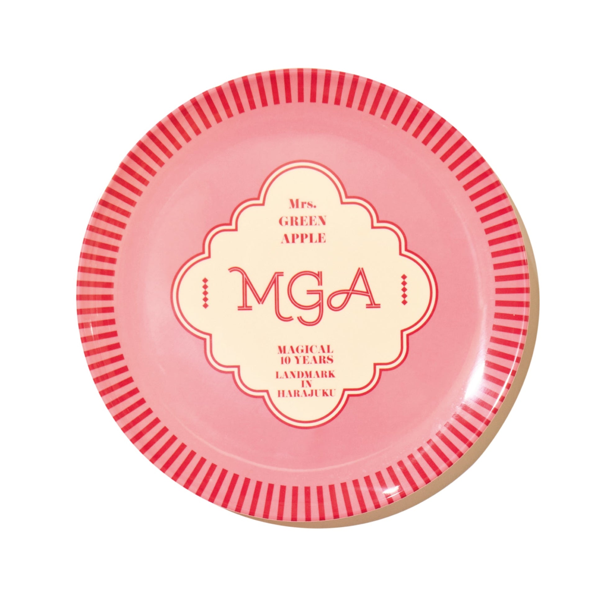 LANDMARK IN HARAJUKU Melamine Plate Large Pink – GREEN