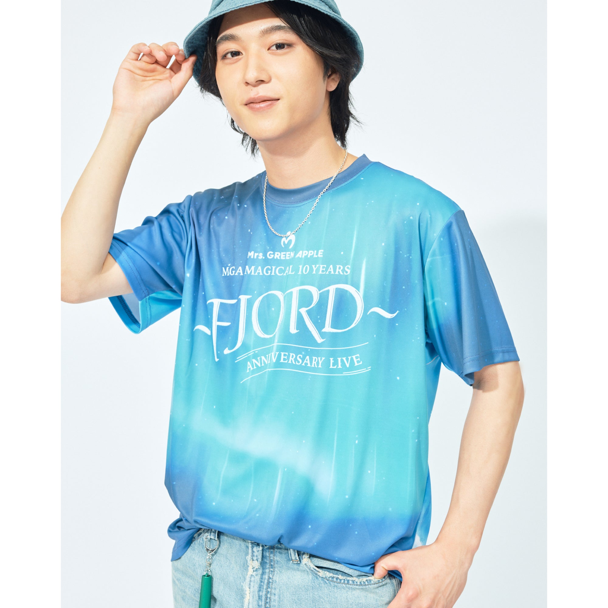 【即日配送】ミセスグリーンアップル　フィヨルド　Ｔシャツ　Lサイズ　おまけ付き FJORD Tシャツ – Mrs. GREEN APPLE OFFICIAL STORE