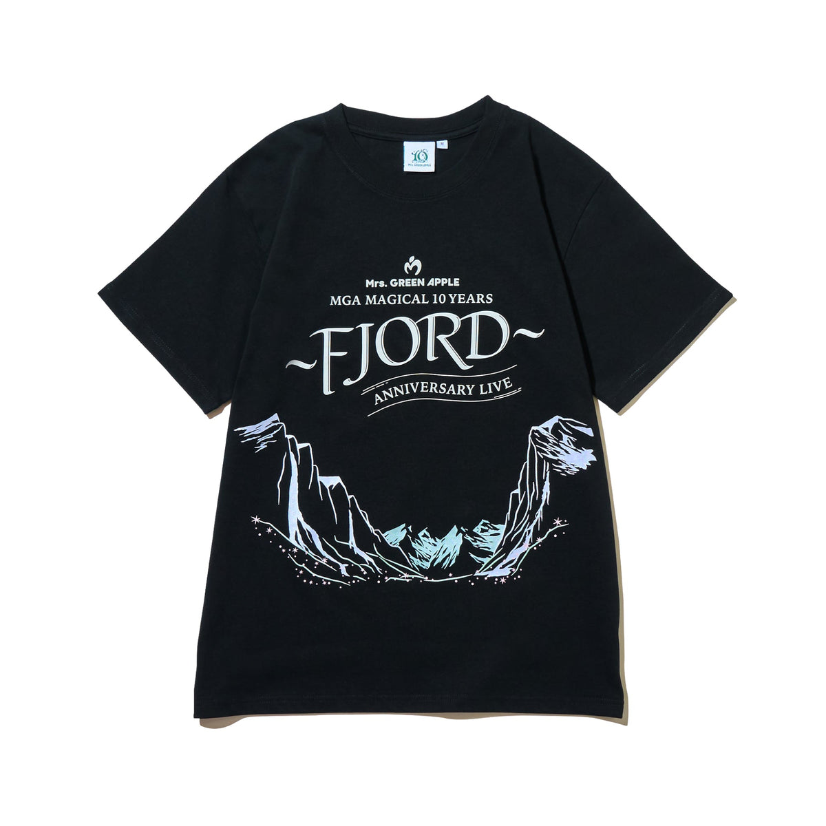 FJORD ロゴTシャツ / ブラック – Mrs. GREEN APPLE OFFICIAL STORE