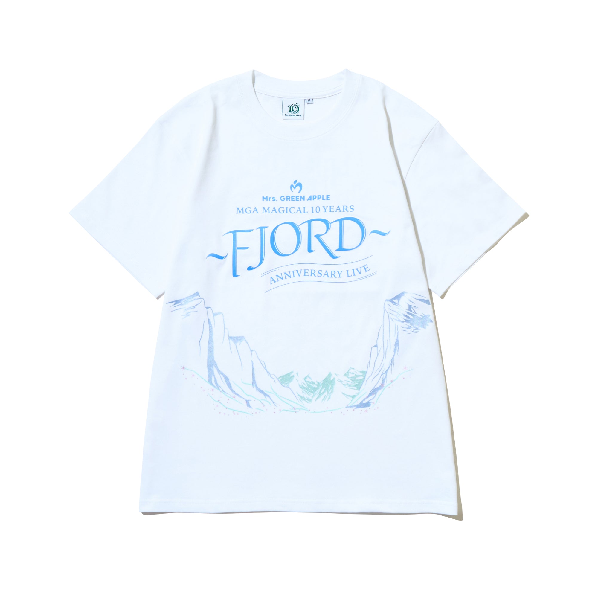 Mrs. GREEN APPLE FJORD Tシャツ Lサイズ FJORD ロゴTシャツ / ホワイト – Mrs. GREEN APPLE OFFICIAL STORE