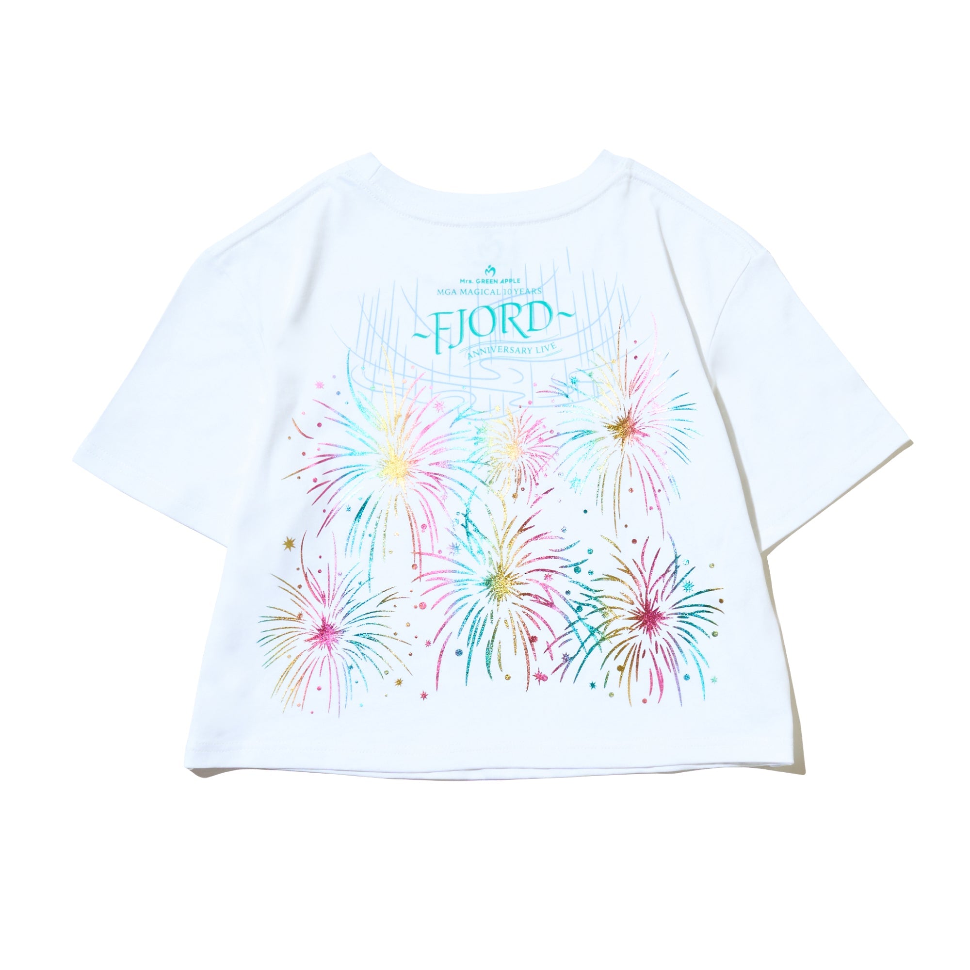 MGA ミセス FJORD フィヨルド ロゴTシャツ ホワイトブラッククロップド FJORD ロゴTシャツ / ホワイト – Mrs. GREEN APPLE OFFICIAL