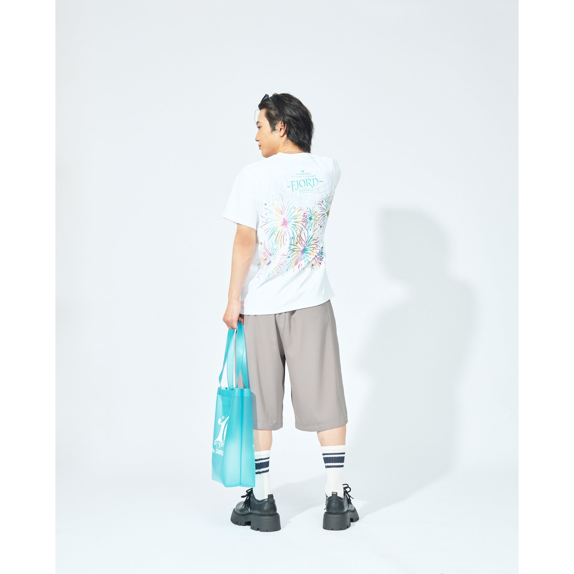 FJORD ロゴTシャツ ホワイト クロップド丈 FJORD ロゴTシャツ / ホワイト – Mrs. GREEN APPLE OFFICIAL STORE