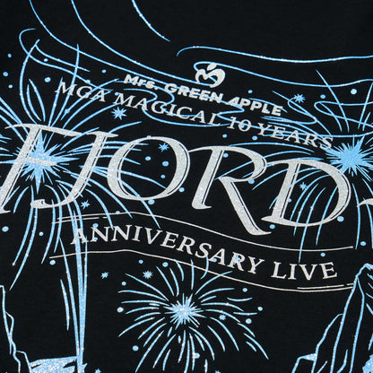 FJORD グリッターロゴTシャツ / ブラック