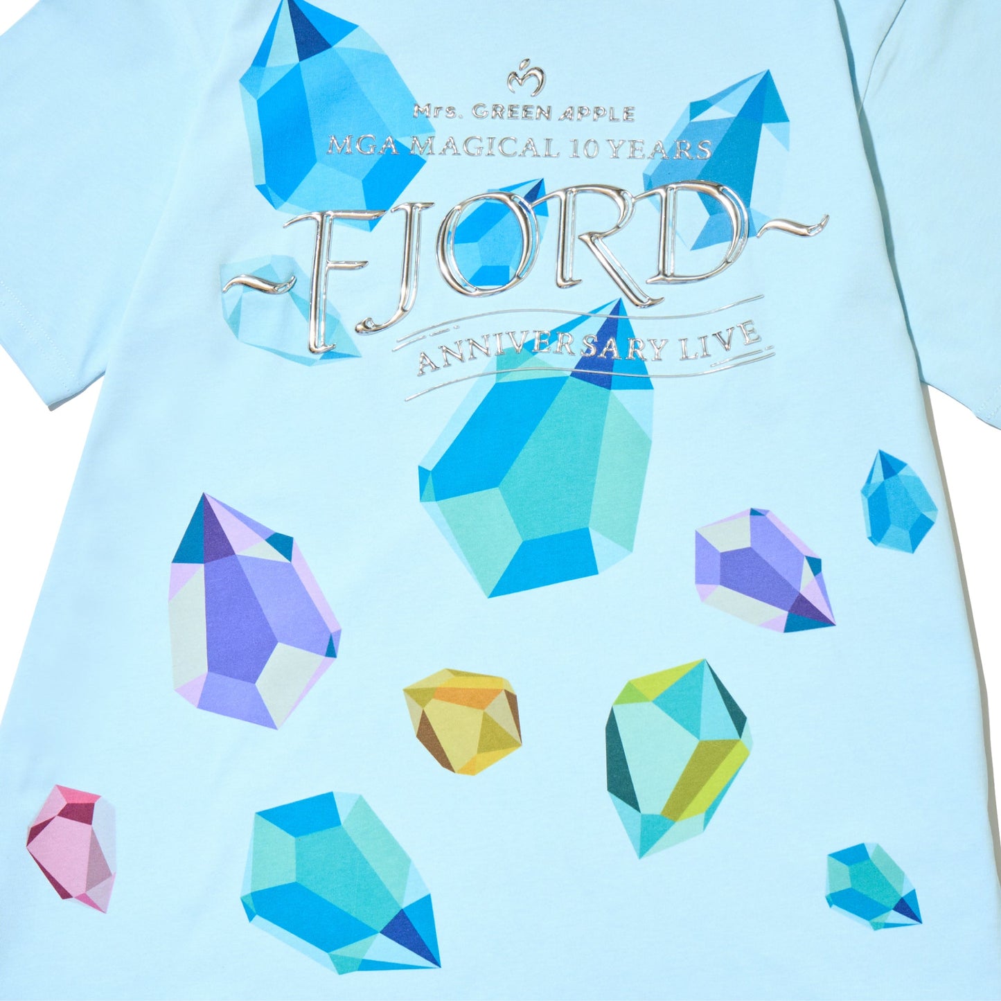 FJORD クリスタルTシャツ / ライトブルー