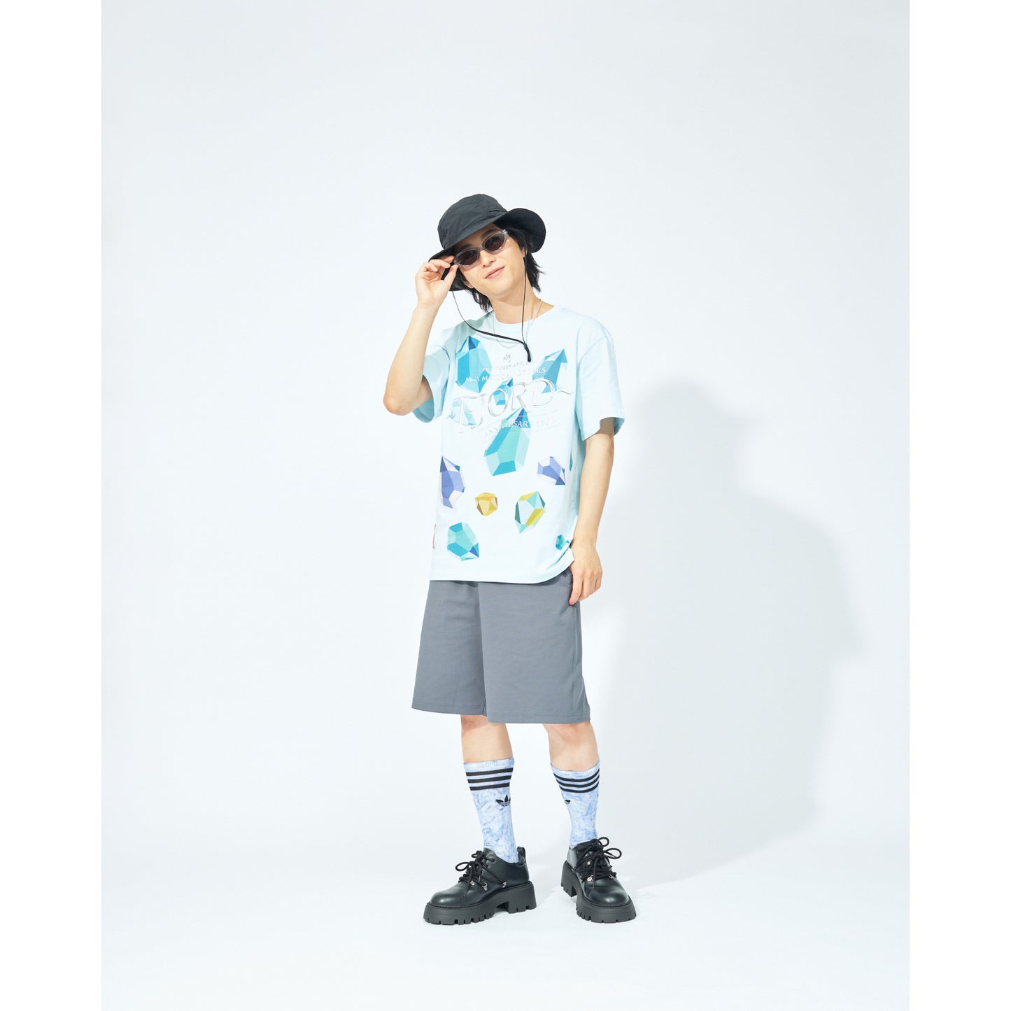 FJORD クリスタルTシャツ / ライトブルー