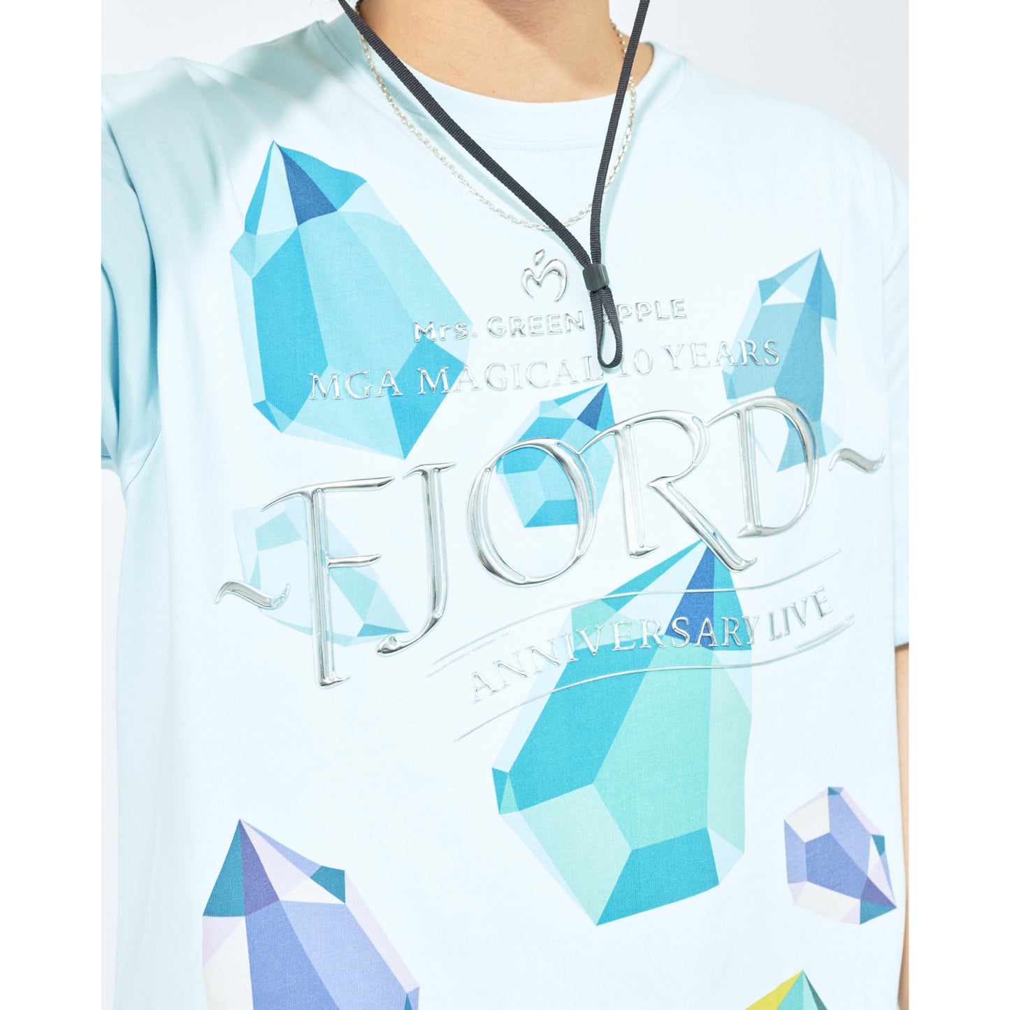 FJORD クリスタルTシャツ / ライトブルー