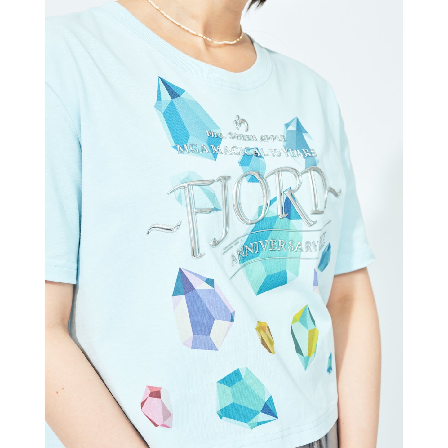 FJORD クリスタルTシャツ / ライトブルー