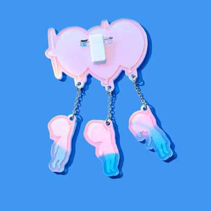 「GOOD DAY」 バルーンクリップバッジ