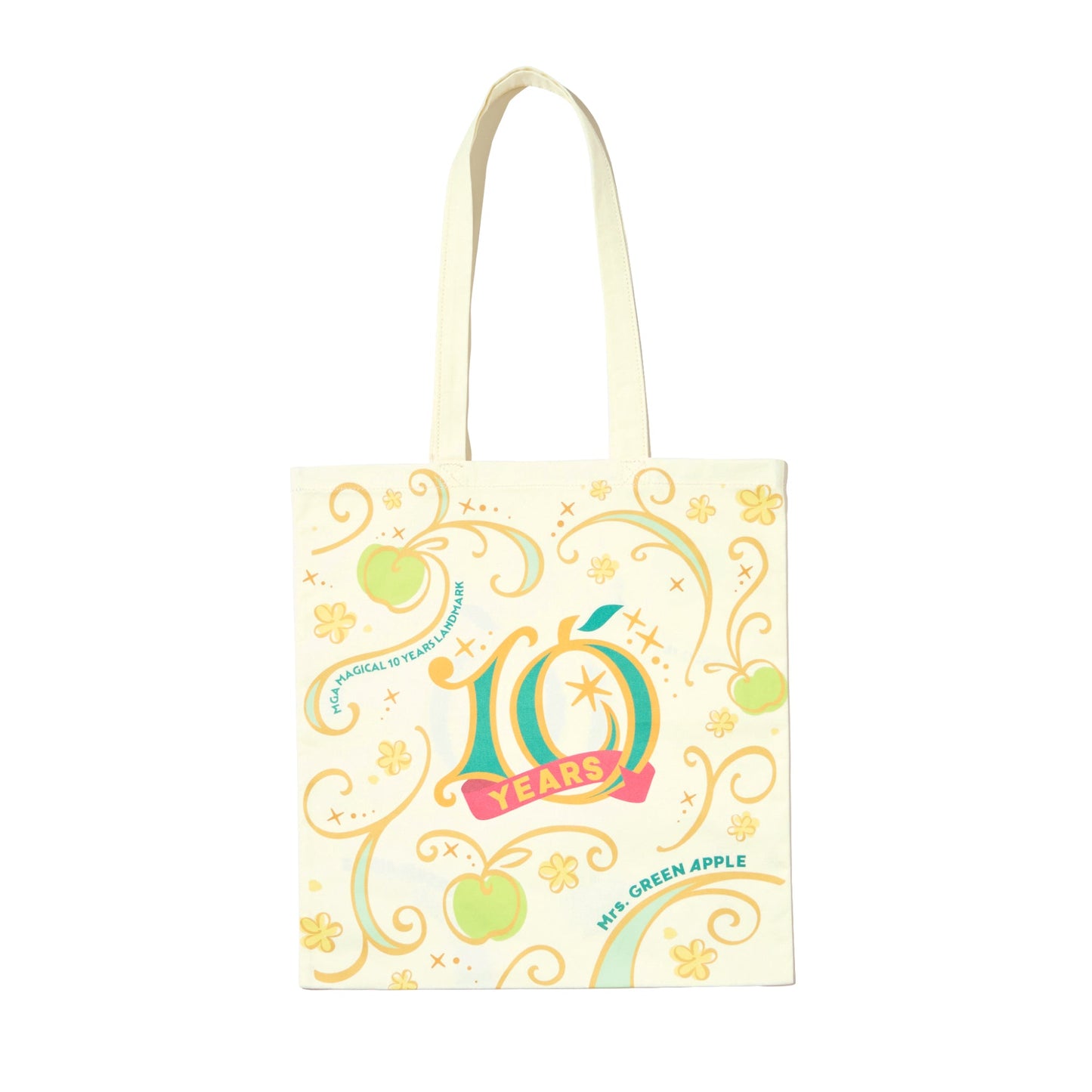 MAGICAL 10 YEARS LANDMARK Tote Bag / White