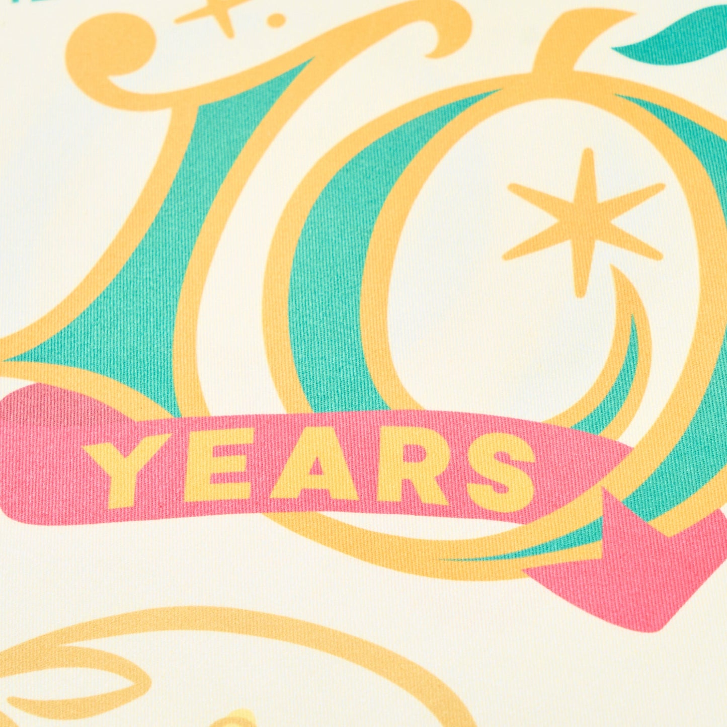 MAGICAL 10 YEARS LANDMARK Tote Bag / White