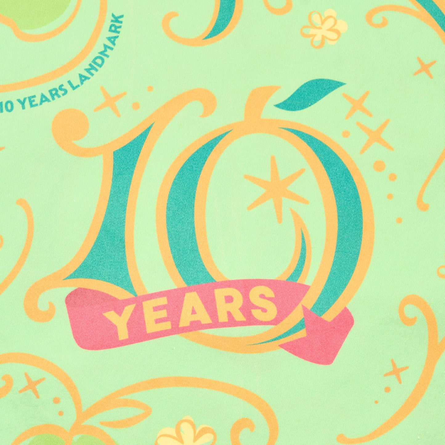 MAGICAL 10 YEARS LANDMARK トートバッグ / グリーン