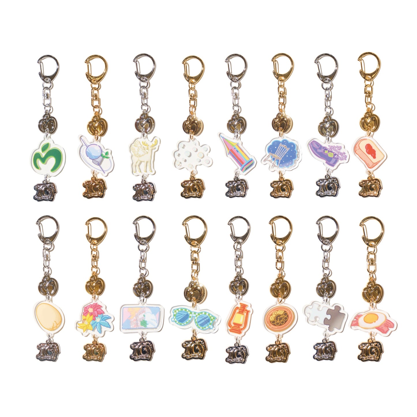 MAGICAL 10 YEARS LANDMARK Random Charm Keychain (16 Types Complete)