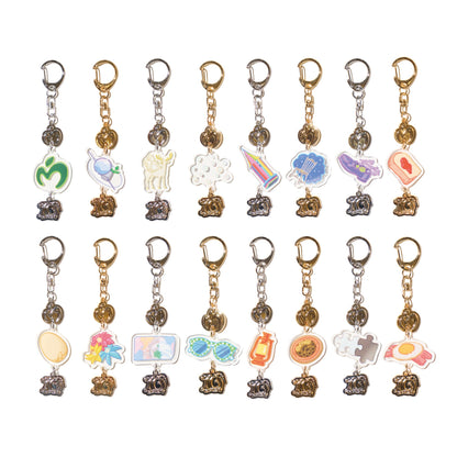 MAGICAL 10 YEARS LANDMARK Random Charm Keychain (16 Types Complete)
