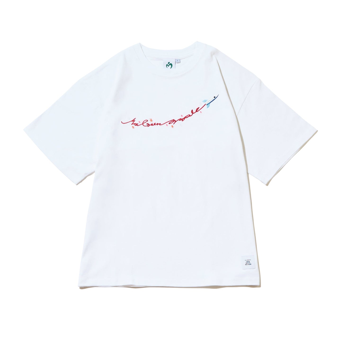 MGA Rocket Embroidery T-shirt / White