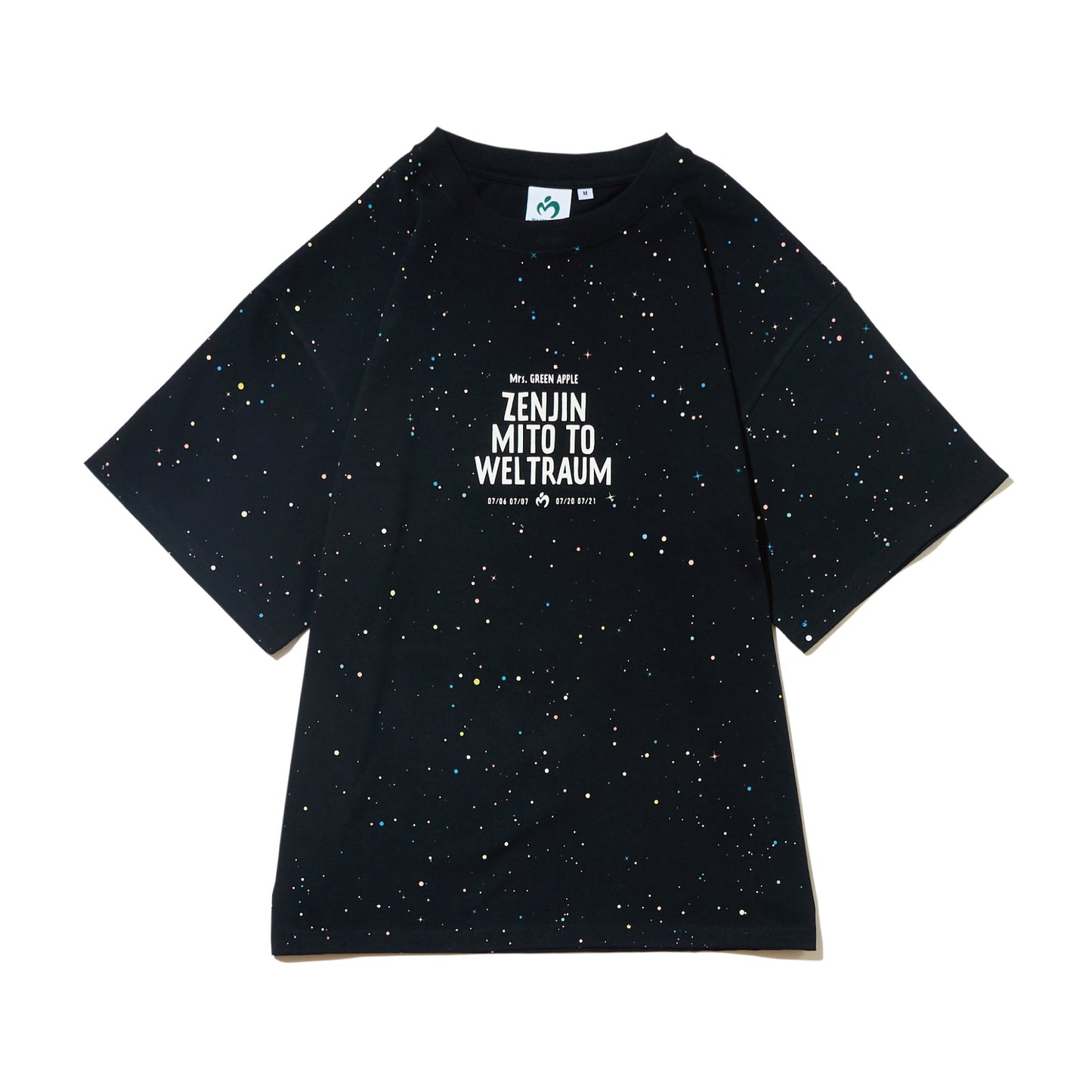 WELTRAUM Star T-shirt / Black