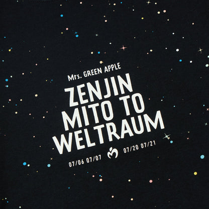 WELTRAUM Star T-shirt / Black