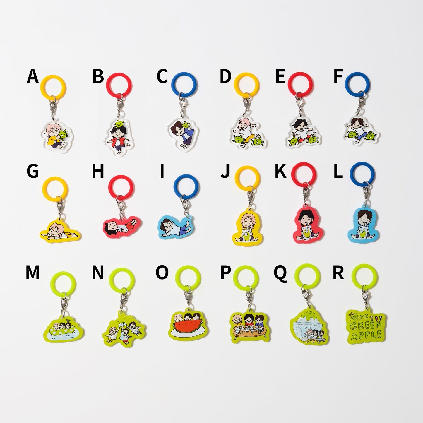 [First Sales Period] Misesu No Natsu Goods Tag Charm (18 Random Designs)