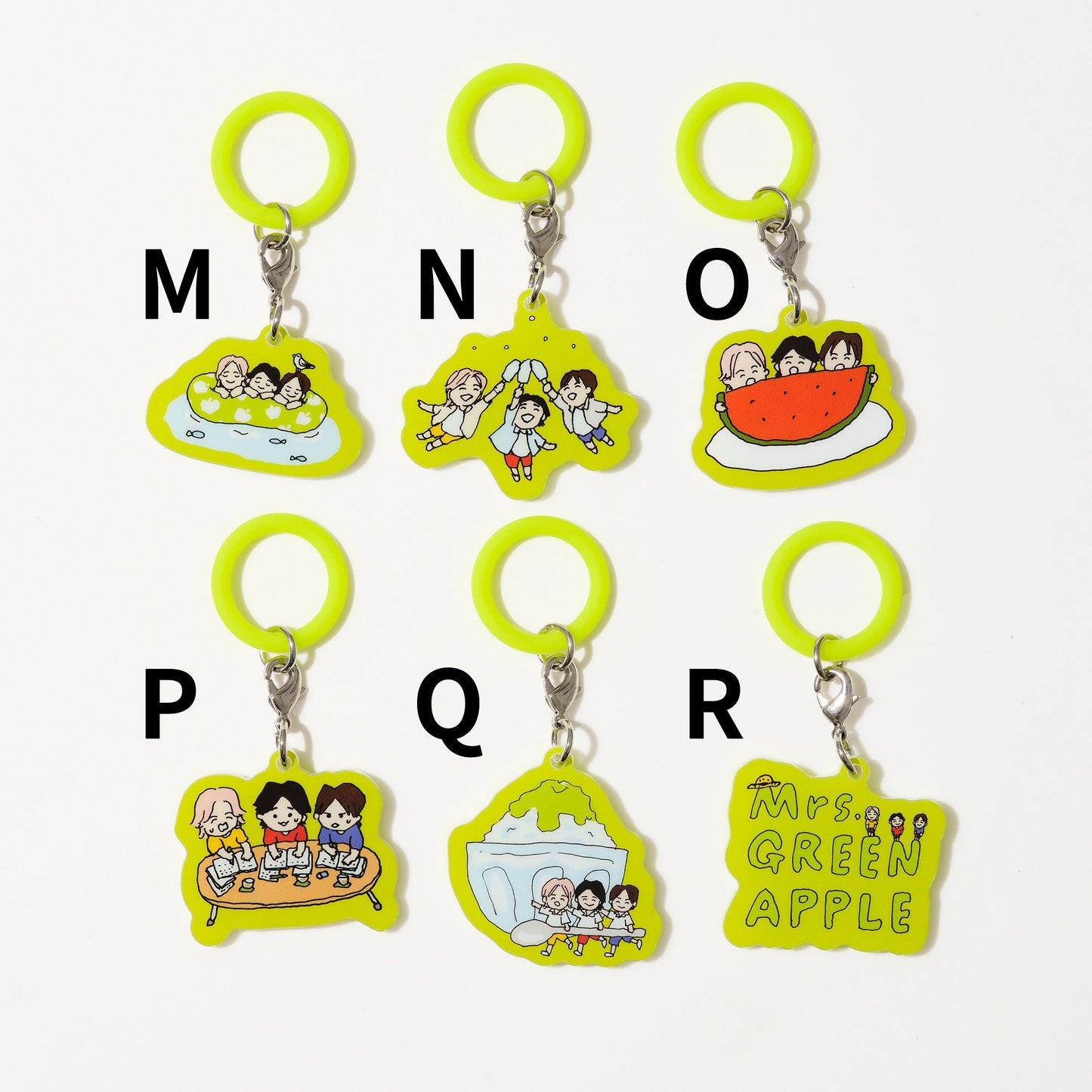 [First Sales Period] Misesu No Natsu Goods Tag Charm (18 Random Designs)