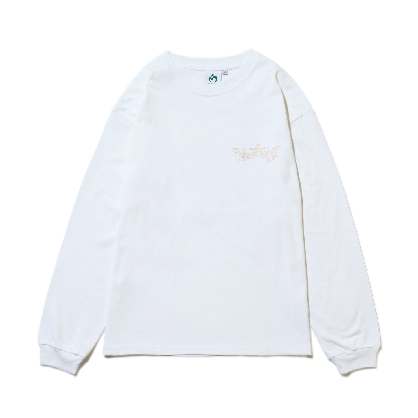 MGA on “Harmony” Long Sleeve T-shirt / White