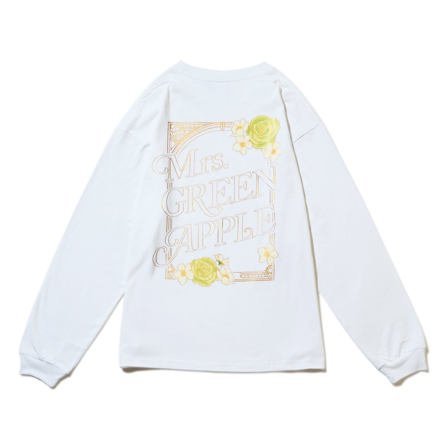 MGA on “Harmony” Long Sleeve T-shirt / White