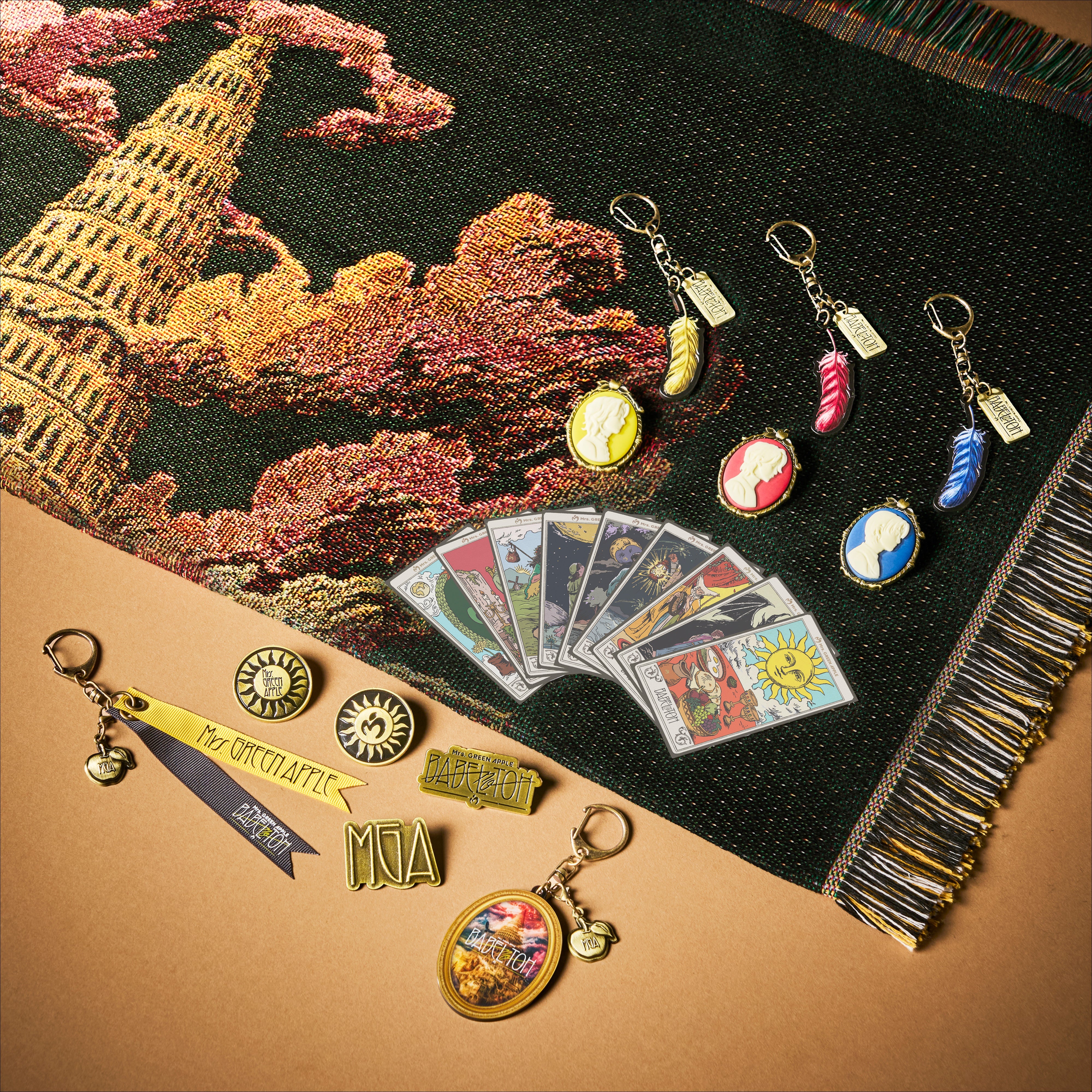 Mrs. GREEN APPLE BABEL Random 15種セット MGA Random Items “BABEL no TOH” – Mrs. GREEN APPLE OFFICIAL STORE