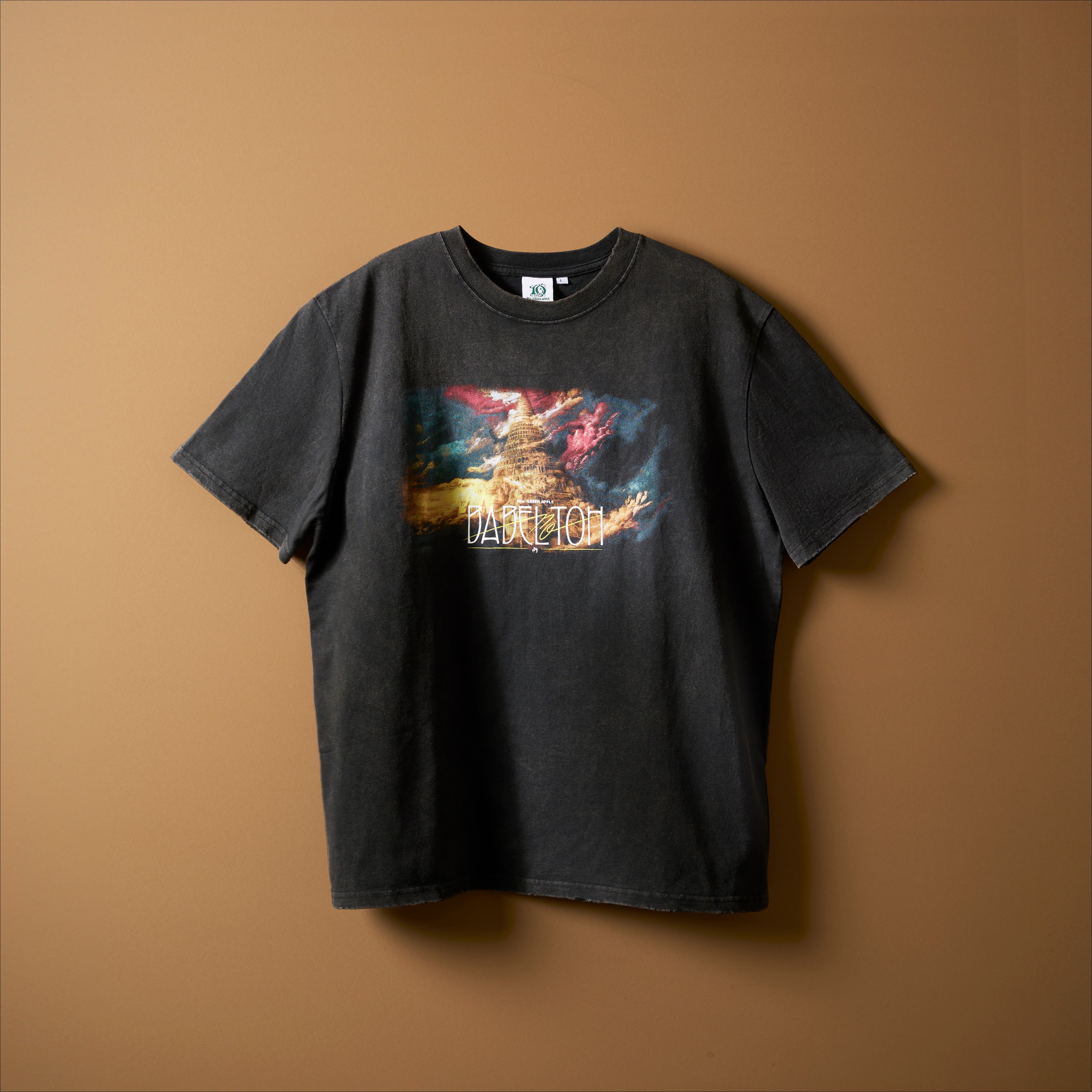 BABEL no TOH” Vintage-Like T-Shirt / Black – Mrs. GREEN APPLE