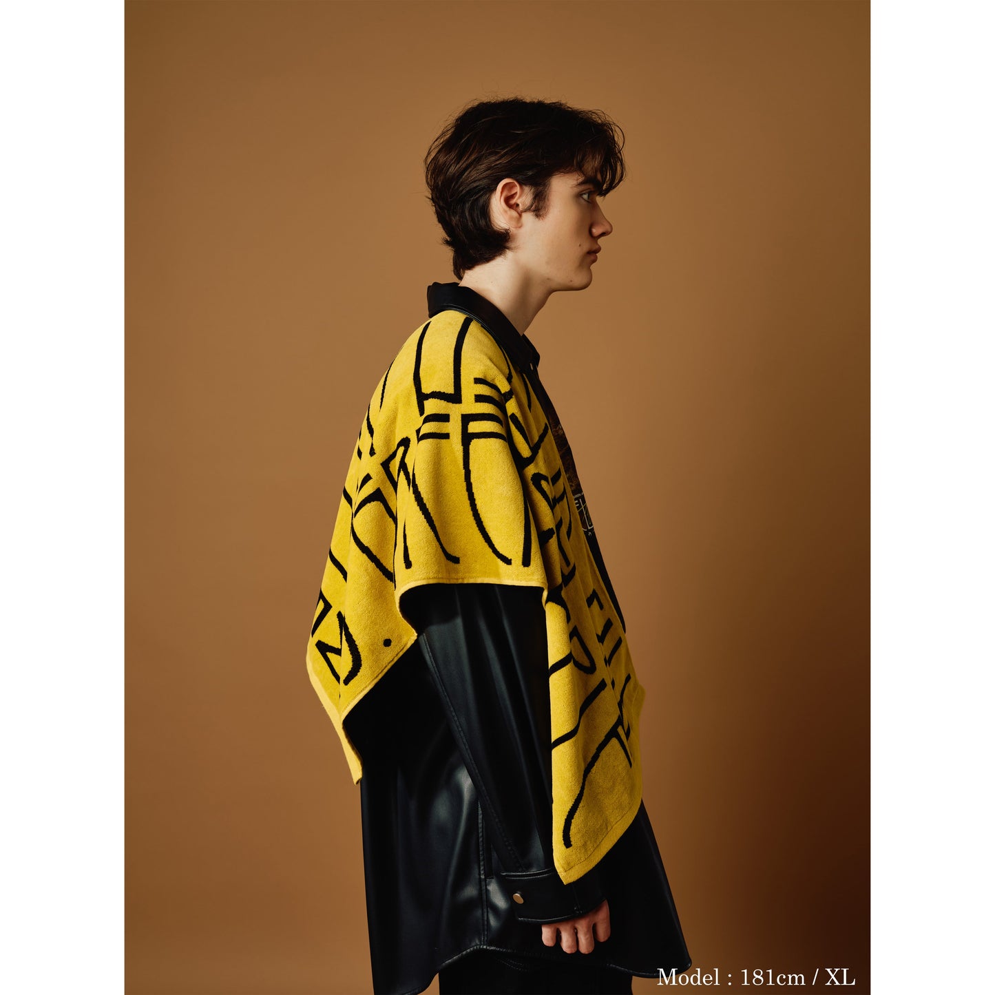 “BABEL no TOH” Vintage-Like T-Shirt / Black