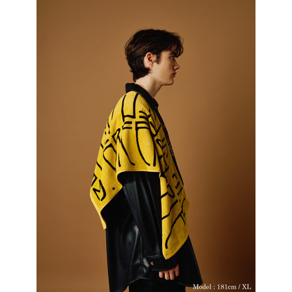 “BABEL no TOH” Vintage-Like T-Shirt / Black