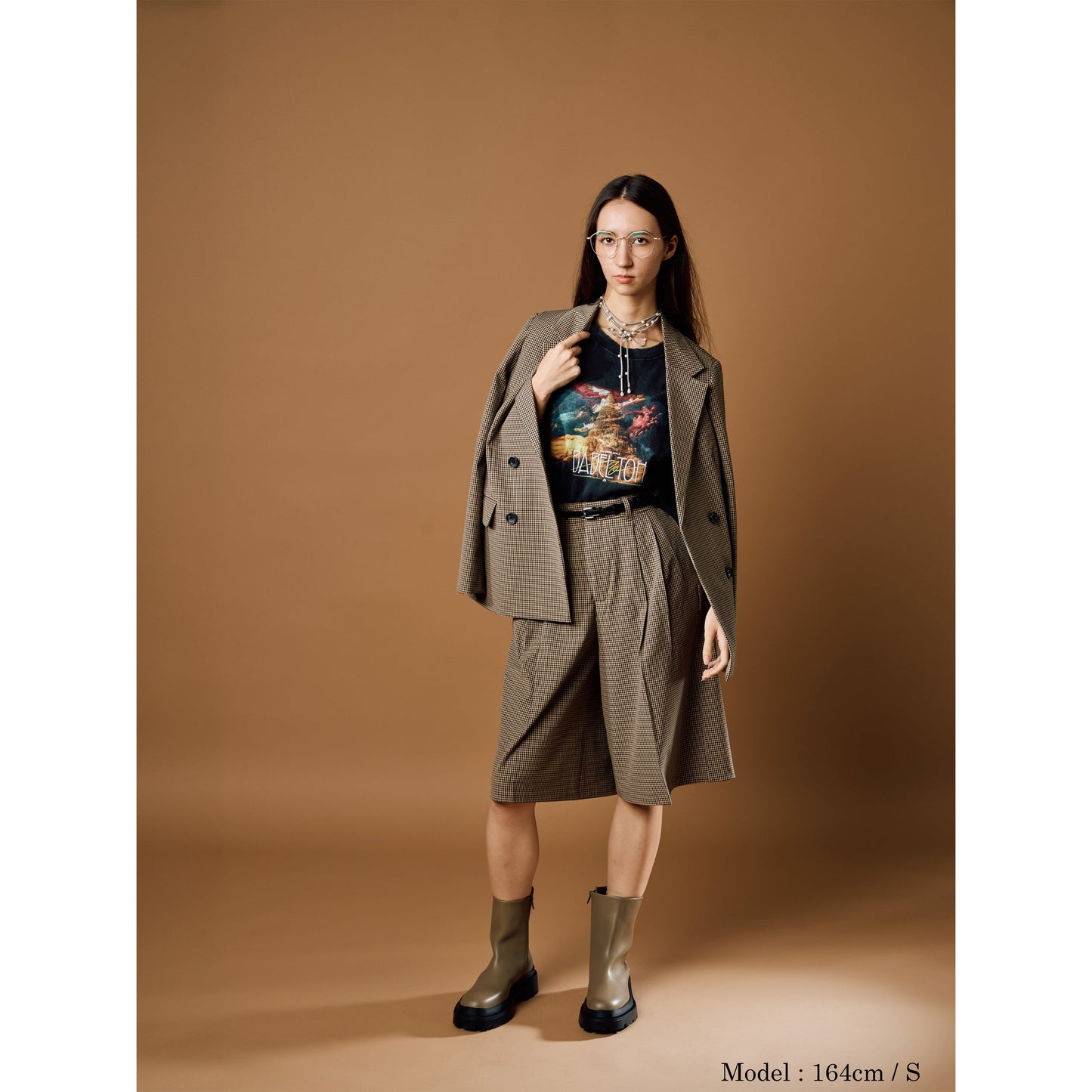 “BABEL no TOH” Vintage-Like T-Shirt / Black