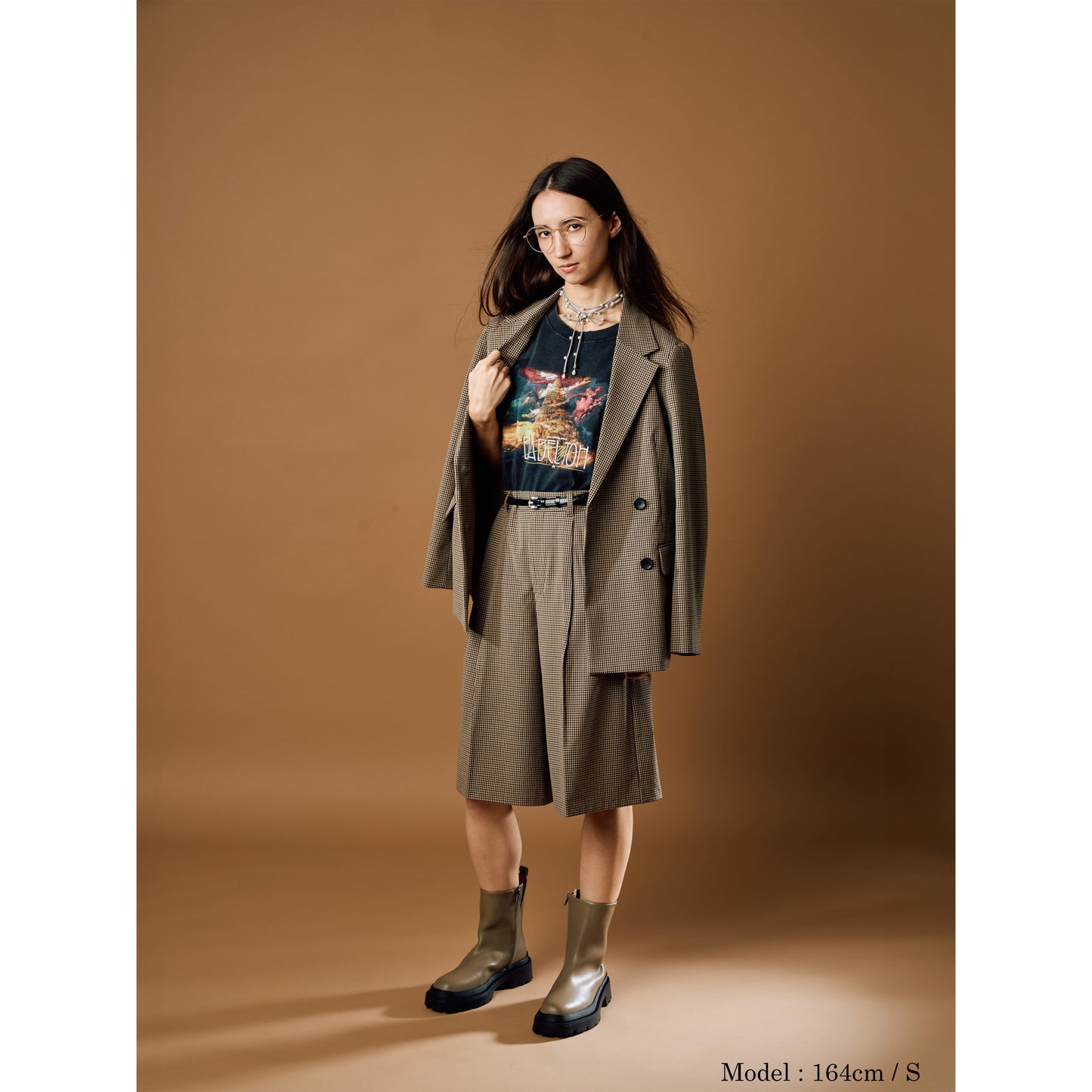 “BABEL no TOH” Vintage-Like T-Shirt / Black