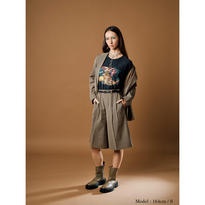 “BABEL no TOH” Vintage-Like T-Shirt / Black