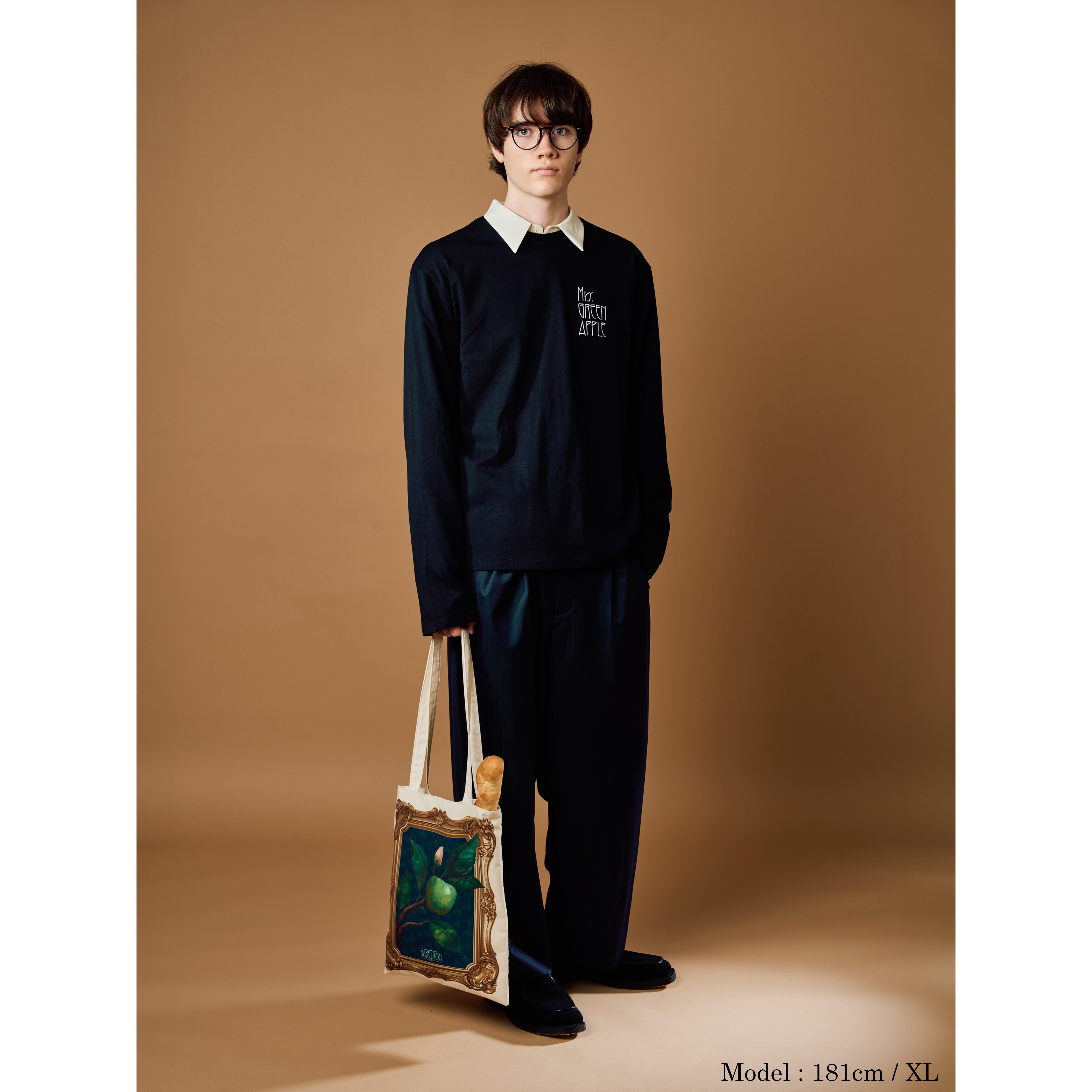 BABEL no TOH” ロングスリーブTシャツ / ブラック – Mrs. GREEN APPLE