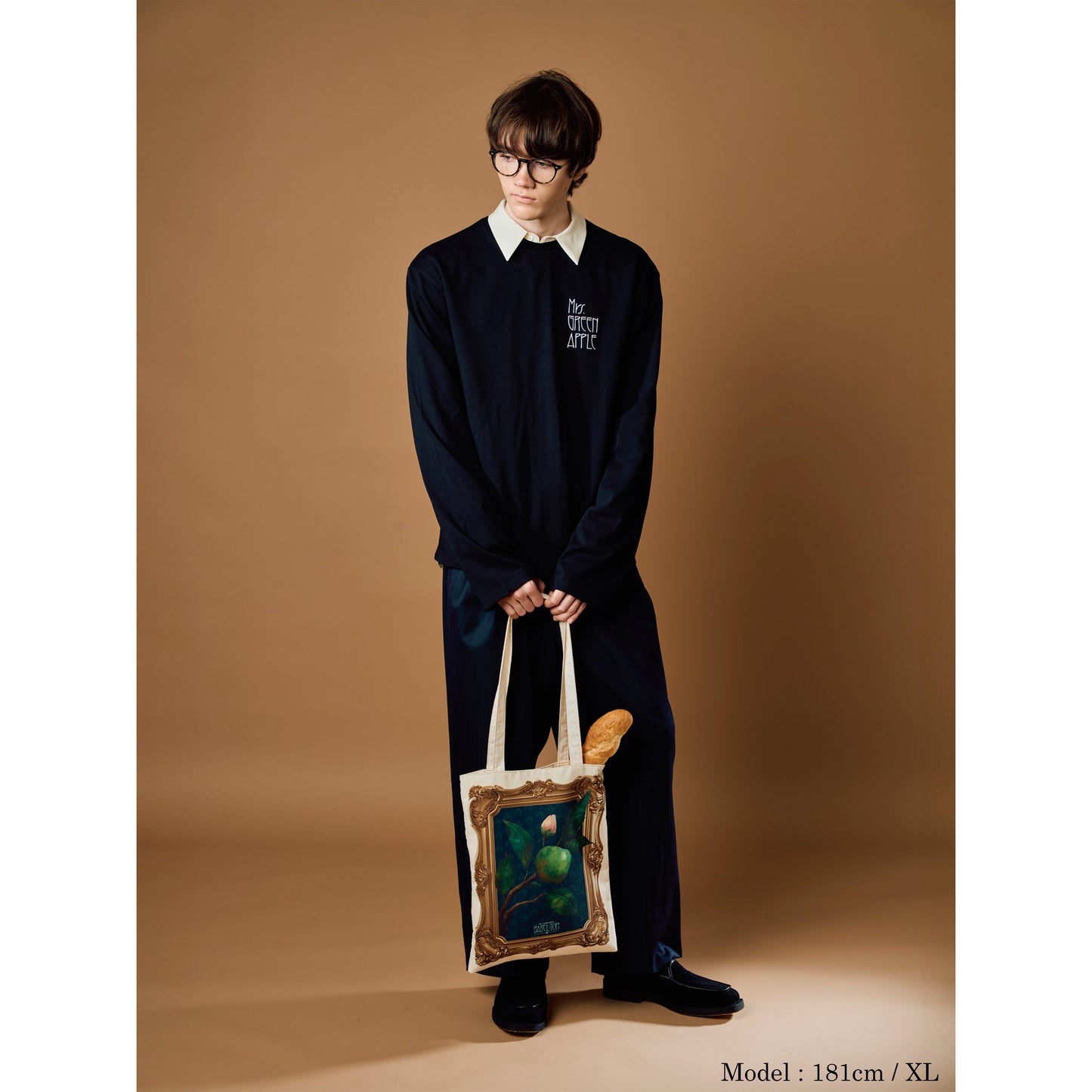 “BABEL no TOH” Long-Sleeve T-Shirt / Black