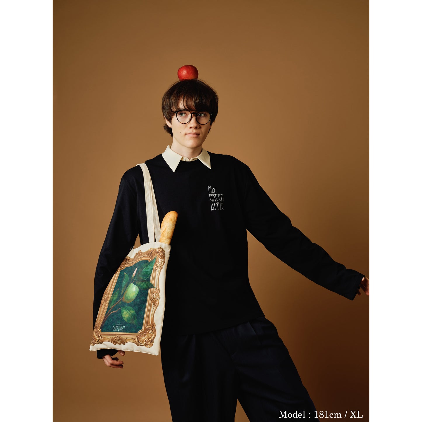 “BABEL no TOH” Long-Sleeve T-Shirt / Black